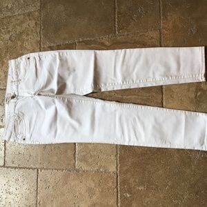 Jolt womens off white stretch jeans size 11